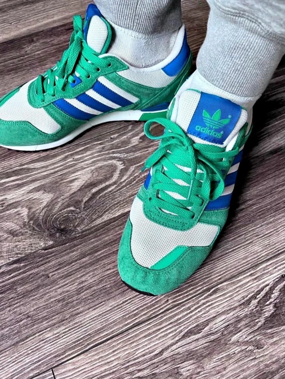 adidas ZX 700 Sneakers Green & Blue US 8